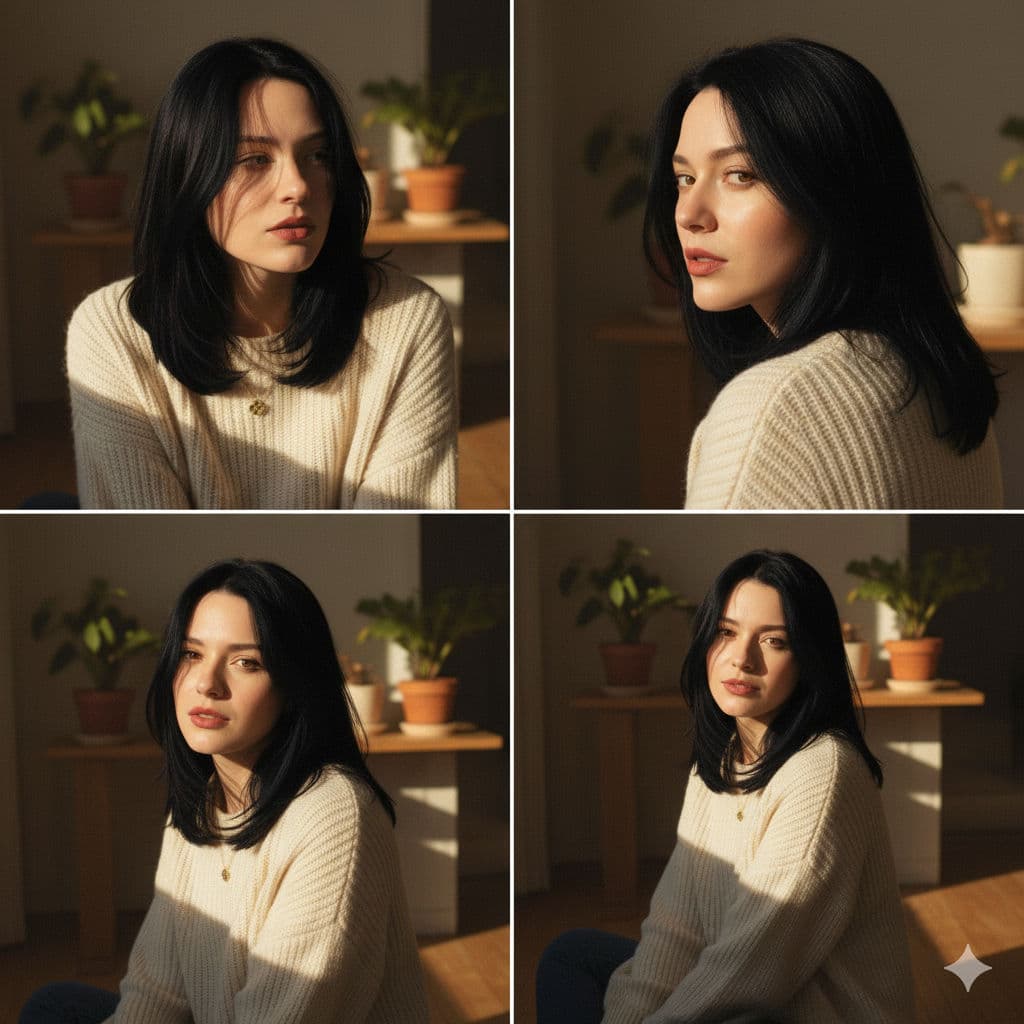 Prompt tạo ảnh chân dung nhẹ nhàng dưới ảnh nắng