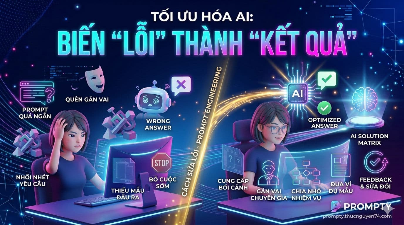 5 sai lầm "ngớ ngẩn" khiến AI trả lời sai mà 90% người dùng mắc phải
