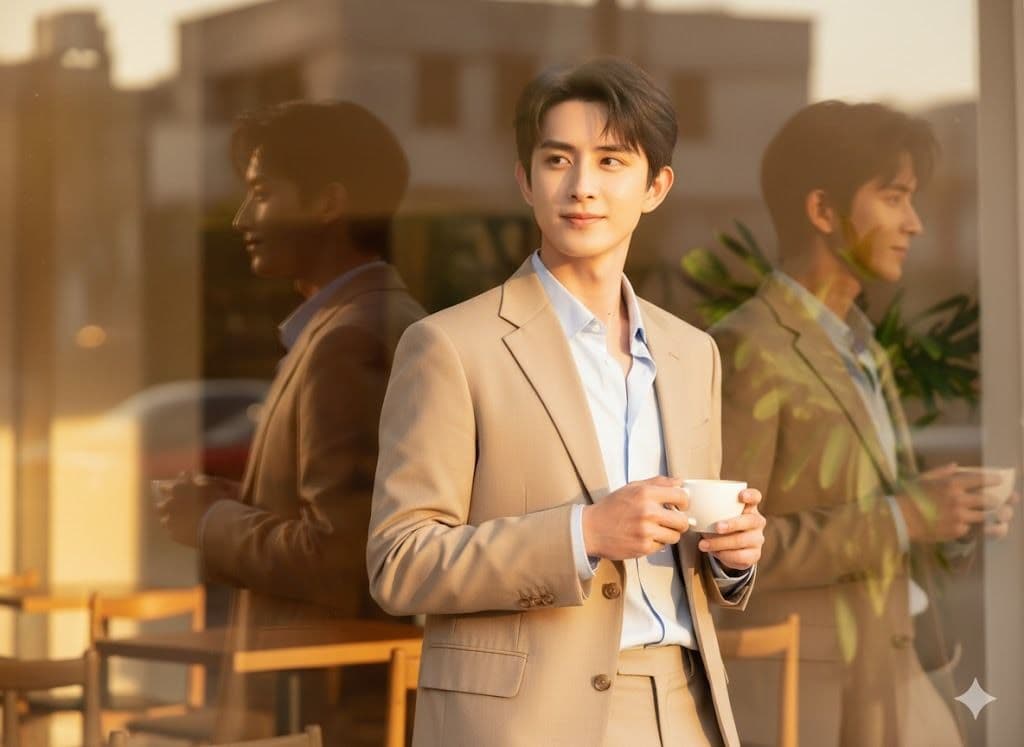 Tạo ảnh cho nam mặc vest - Lifestyle Café